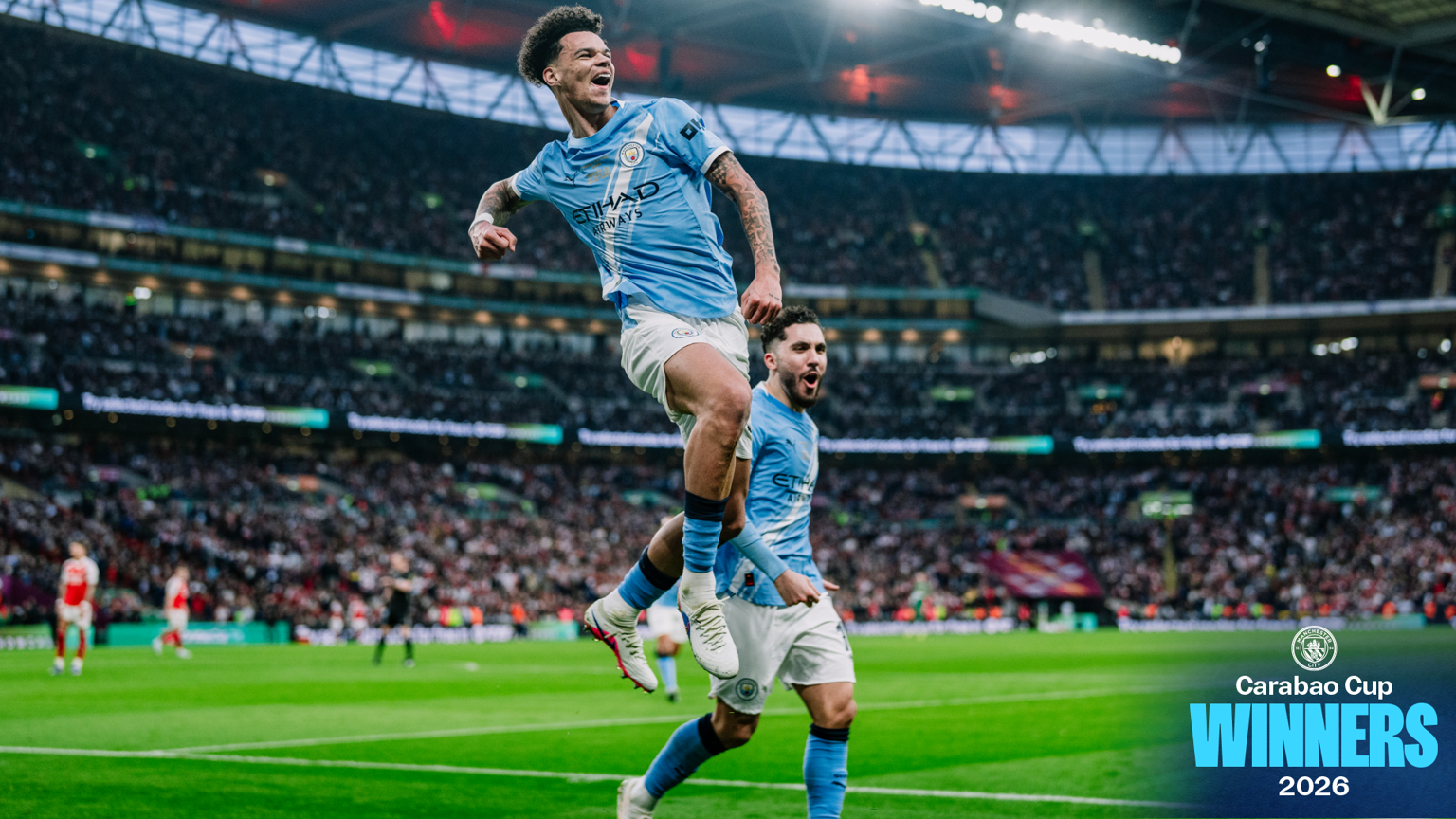Man City defeat Arsenal to lift League Cup