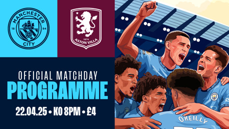 Academy aces on the cover and Lewis main interview in Aston Villa programme 