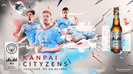 Asahi Super Dry become Official Beer Partner of Manchester City