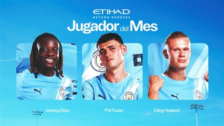 Etihad Player of the Month: nominados de septiembre