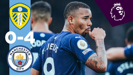 Leeds 0-4 City: Brief highlights