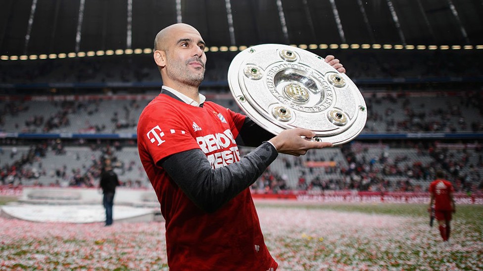 Pep Guardiola en su etapa como técnico del Bayern.