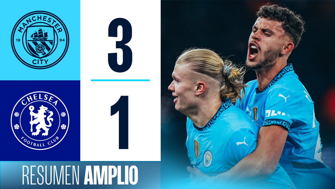 City 3-1 Chelsea: resumen amplio