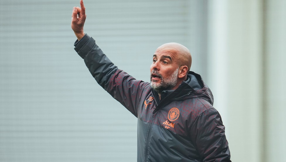 THE BOSS: Pointing the way to more success...