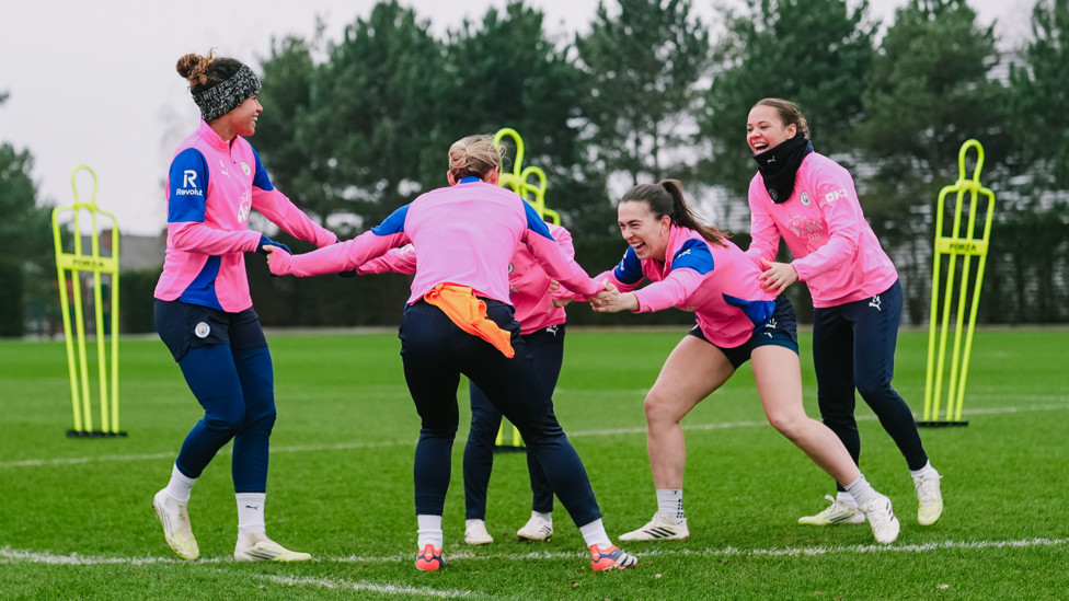 TEAM  : City in fine spirits! 