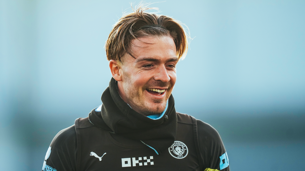 JOYOUS JACK : Grealish is all smiles