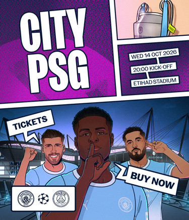 City v PSG On Sale Now