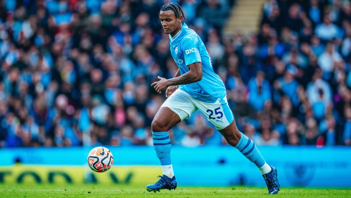 AKANJI: Plays the ball forward.