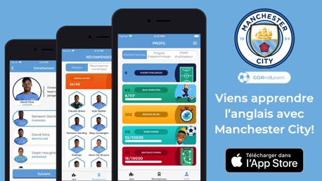 Apprenez l'anglais avec GO And Learn et les joueurs de Manchester City
