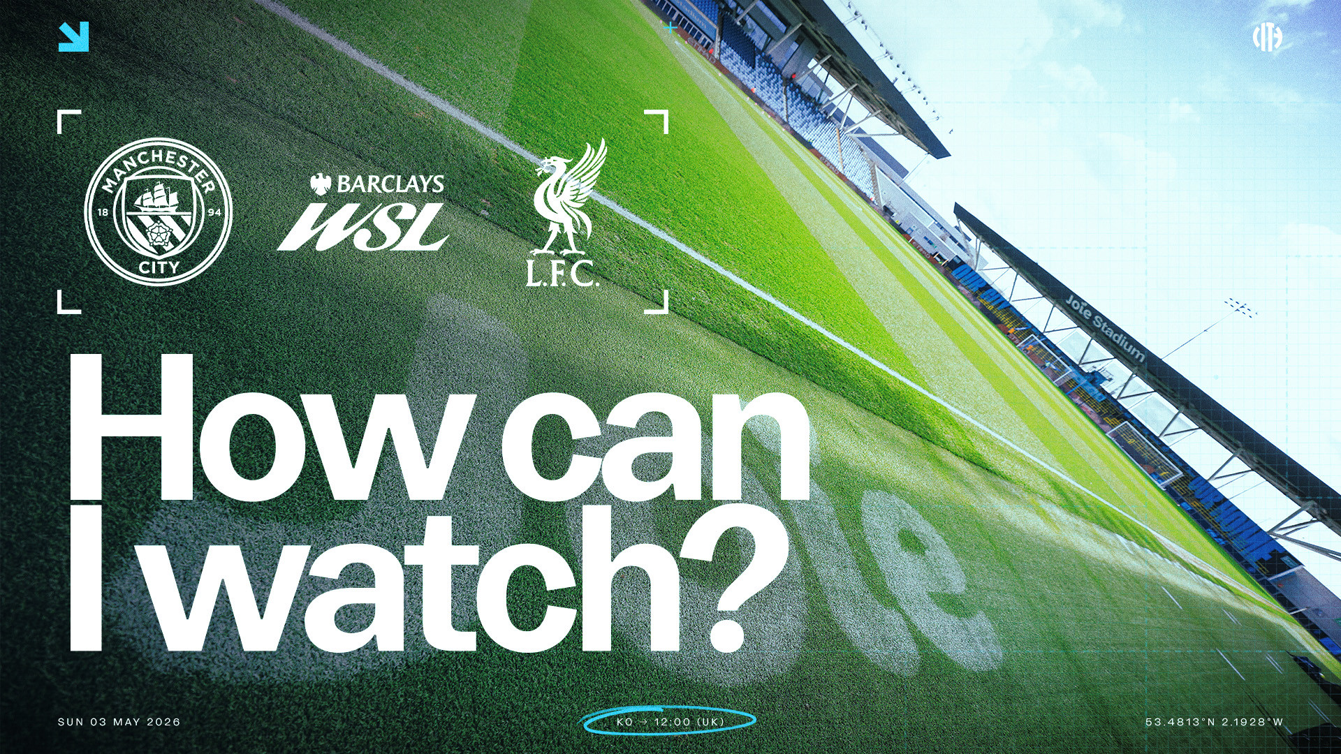 How can I watch City v Liverpool on TV?