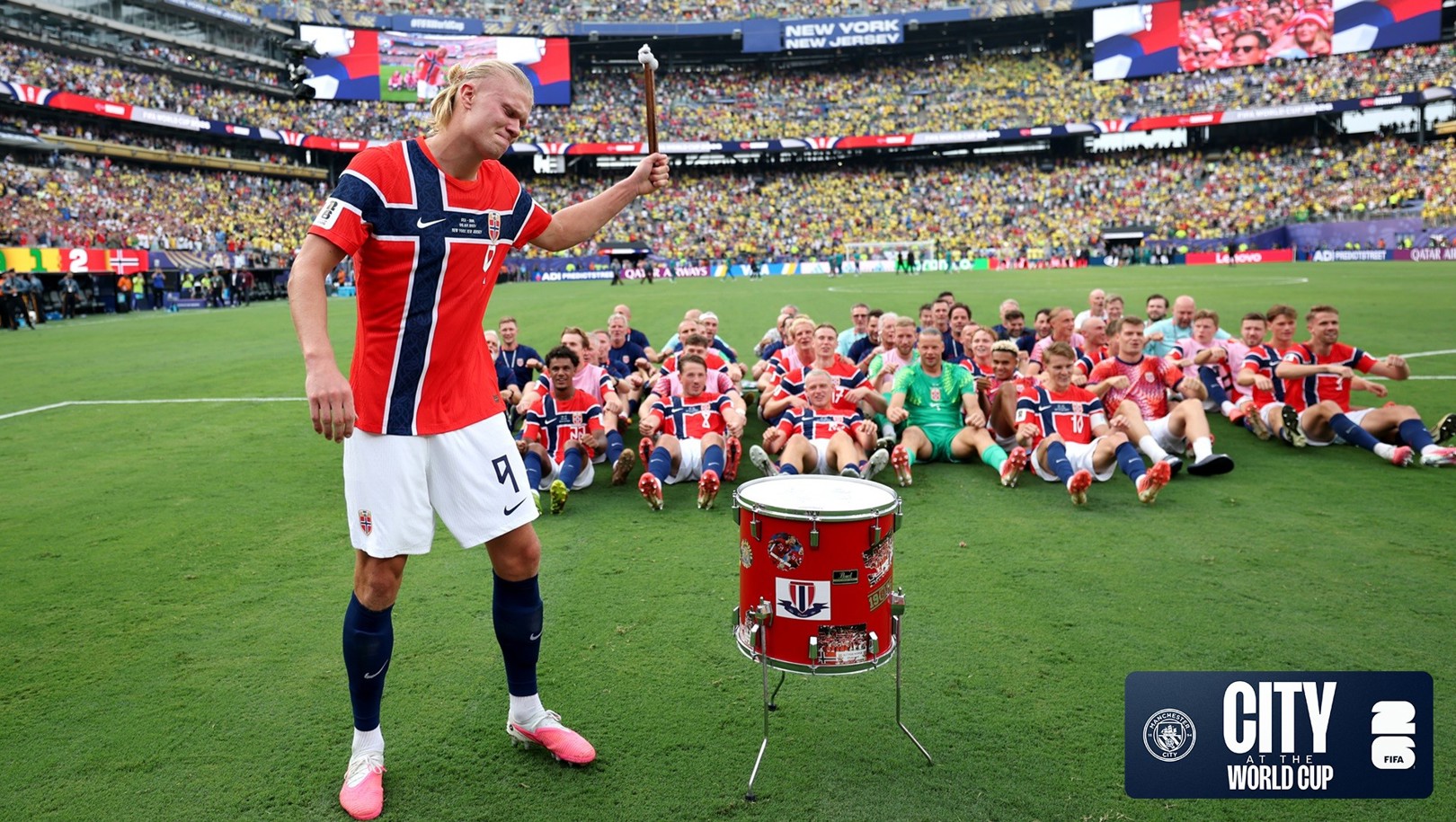 He bangs the drum: How Haaland's World Cup dream became a reality