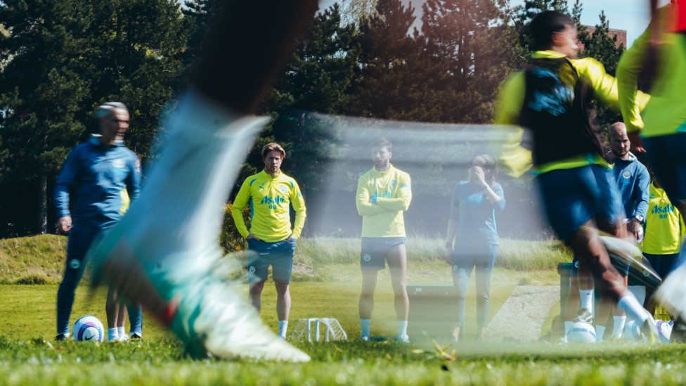 IN PERSPECTIVE : The City players in training
