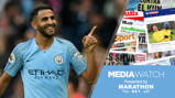 STAR MAN: Riyad Mahrez produced a fine display against Burnley...
