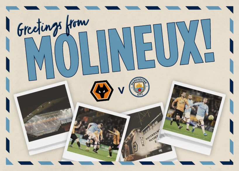 Wolves Postcard front
