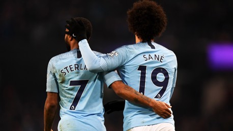 WINGING IN: Raheem and Leroy - a full-back's twin nightmare!