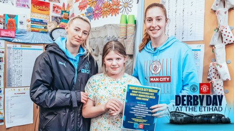 Kelly and MacIver surprise young City superfan