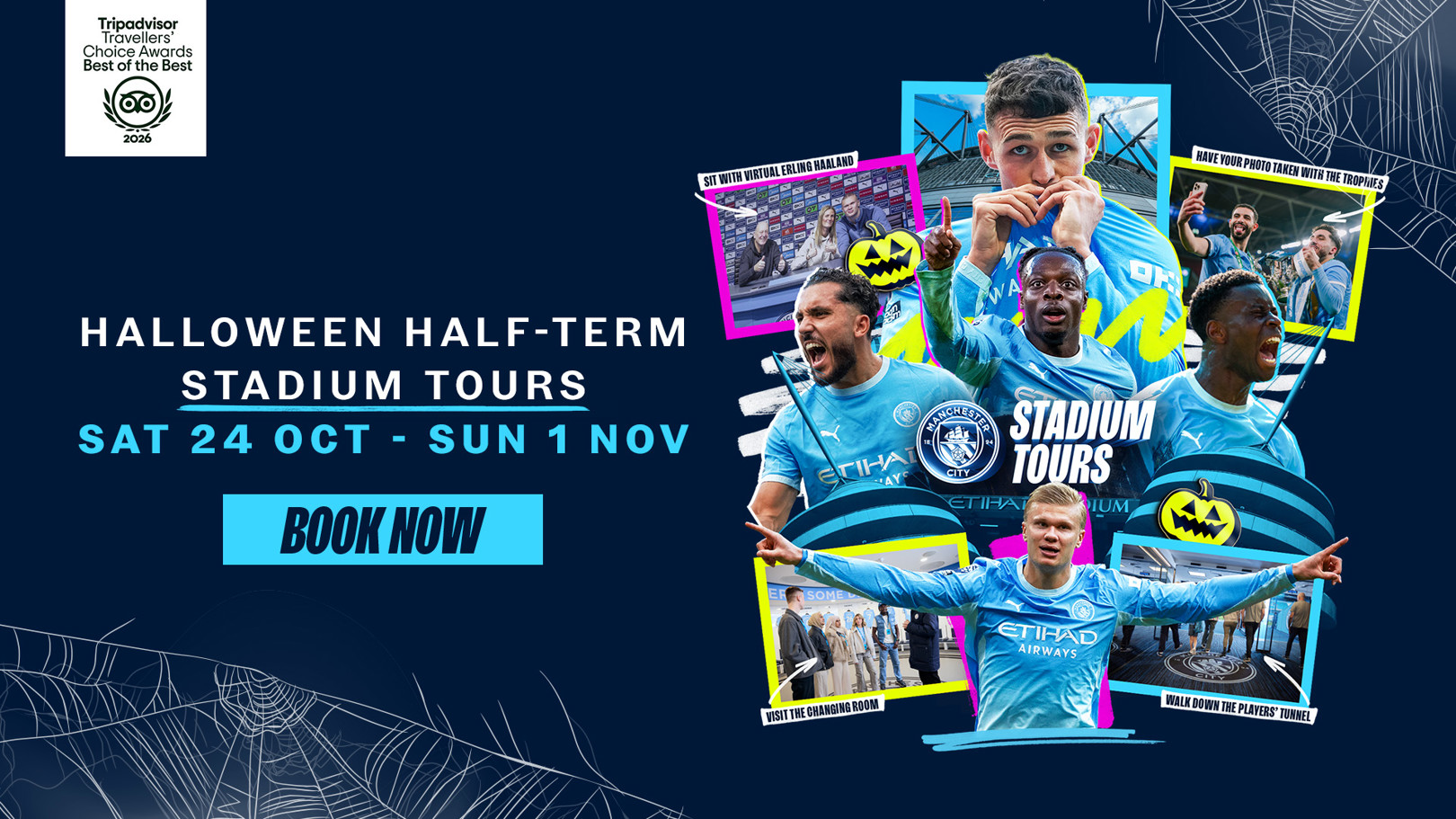 Make it a half-term to remember with an unforgettable City Stadium Tour