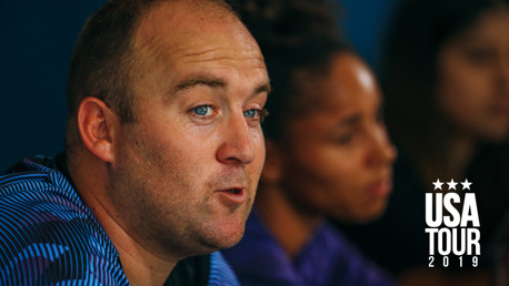 PRESS CONFERENCE: Nick Cushing and Demi Stokes address the media