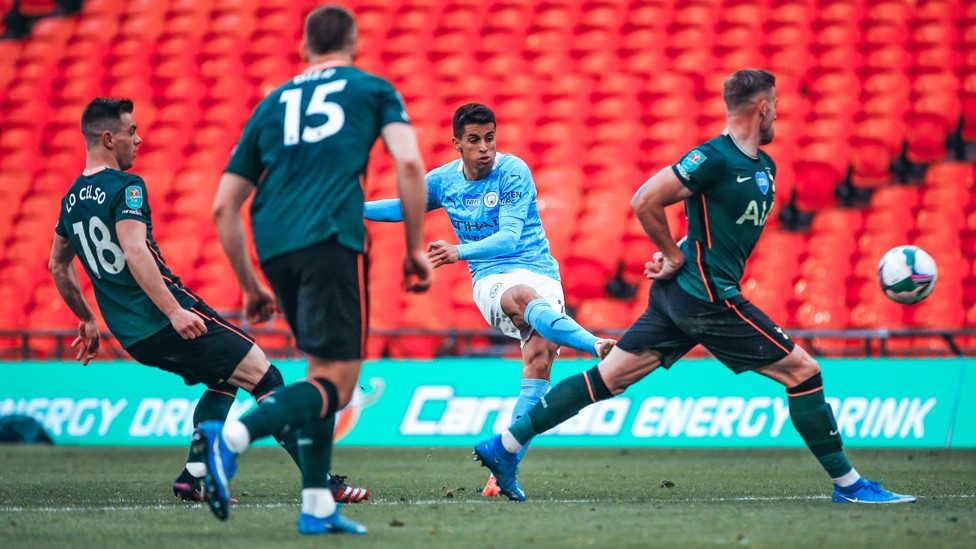 April 2021 : He made his first cup final appearance as City beat Tottenham Hotspur 1-0 to lift the 2021 Carabao Cup.