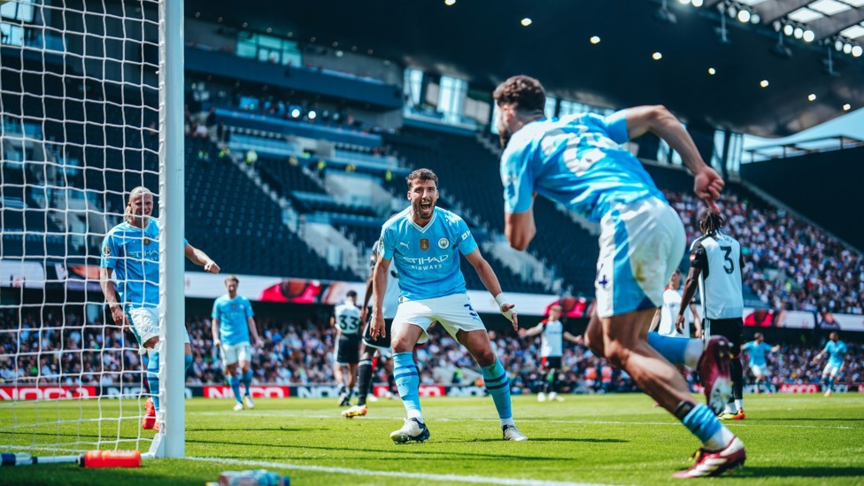 ANOTHER ONE  : Gvardiol scores his second of the afternoon.