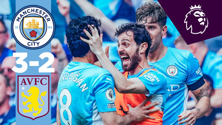 City 3-2 Aston Villa: Brief highlights