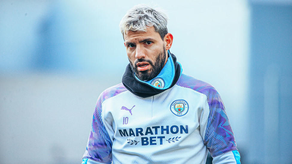 FORWARD MARCH : Sergio Aguero has been in a rich vein of form so far in 2020