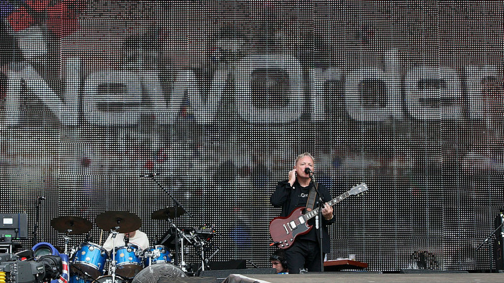 LASTING IMPACT: New Order in concert in London