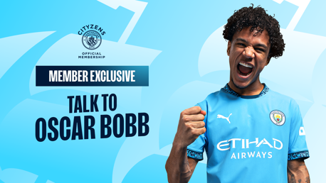 Members and Season Ticket Members can join a video call with Oscar Bobb today!