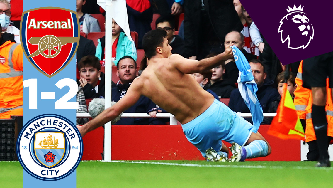 Arsenal 1-2 City: Highlights