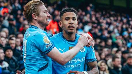 DYNAMIC DUO: Savinho and KDB.