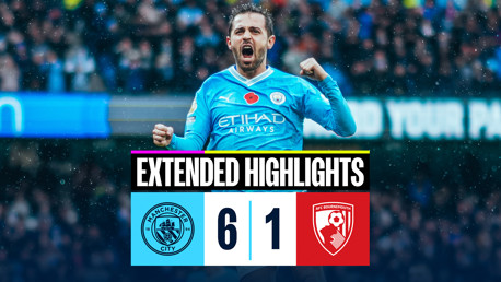 Le résumé : City 6-1 Bournemouth