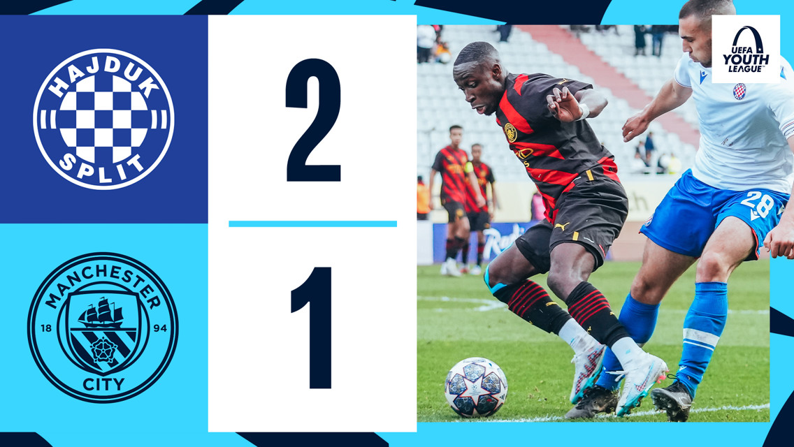 Short highlights: UEFA Youth League - Hajduk Split 2-1 City