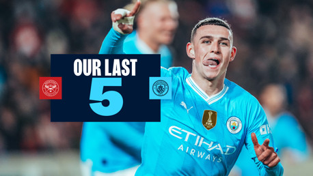 Watch: City's last five strikes against Brentford