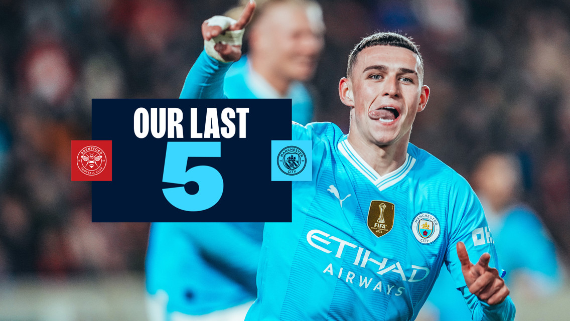 Watch: City's last five strikes against Brentford
