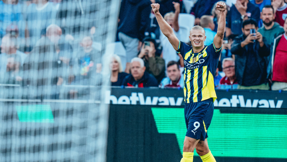 HAT-TRICK HERO: Another treble!