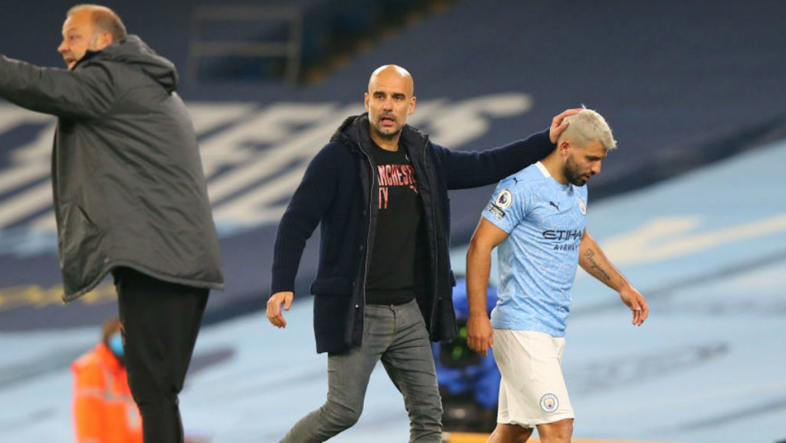 Guardiola: City must 'be careful' with Aguero return