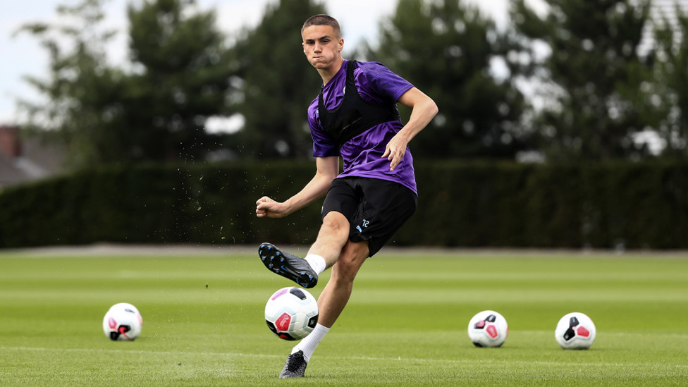 TAYLOR MADE : Central defender Taylor Harwood-Bellis in action
