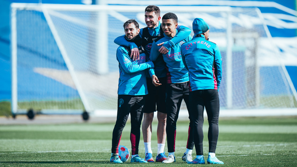 FANTASTIC FOUR : Bernardo Silva, Aymeric Laporte, Shea Charles and Kayky team up