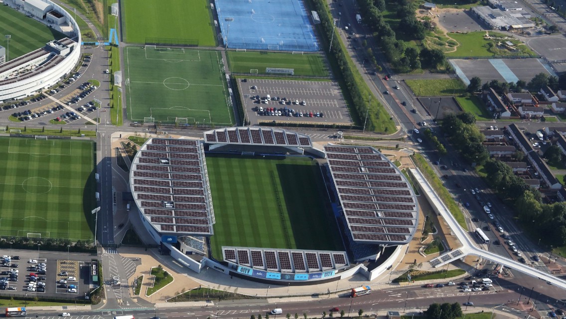 Manchester City planeja transformar o centro de treinamento em um dos maiores produtores de energia renovável do futebol