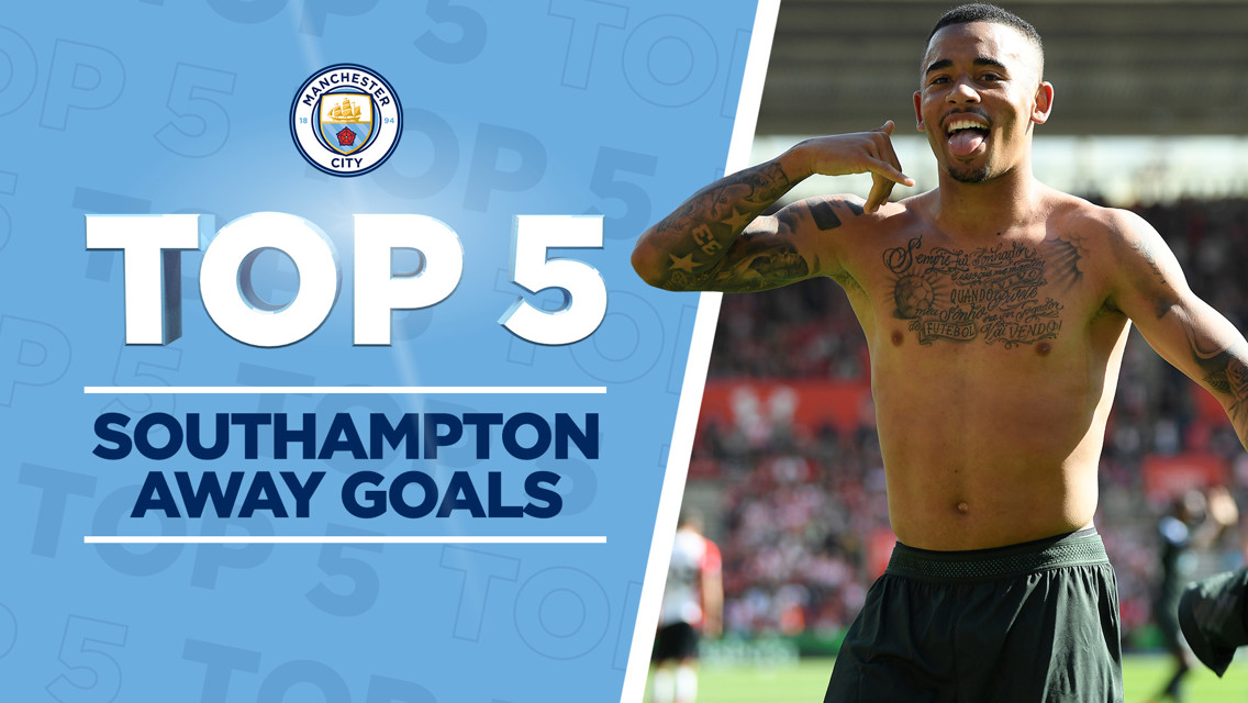 Southampton v City: Lima Gol Terbaik