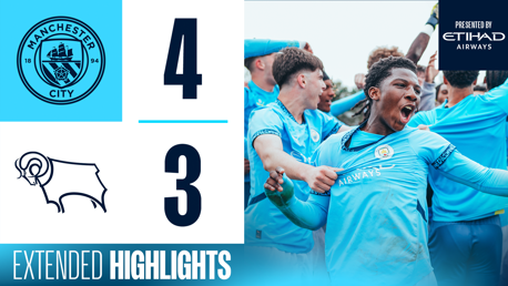Extended highlights: City U18s 4-3 Derby