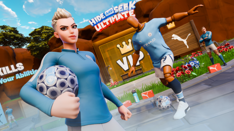 See the 2024/25 Man City home kit and Premier League trophy in Fortnite