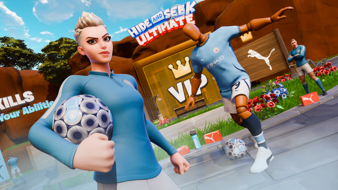 See the 2024/25 Man City home kit and Premier League trophy in Fortnite