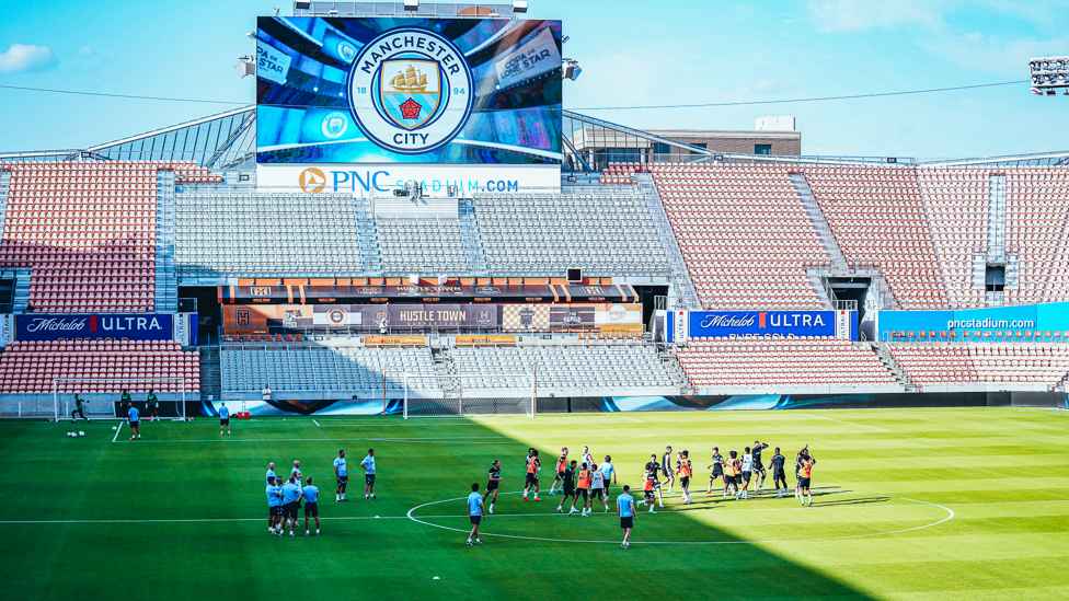 The PNC Stadium... quite a setting