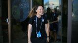 SMILES: Megan Campbell is feeling positive ahead of the new campaign.
