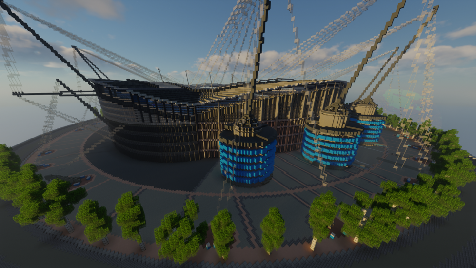 BIRD'S EYE VIEW: Of how the Minecraft Etihad shapes up