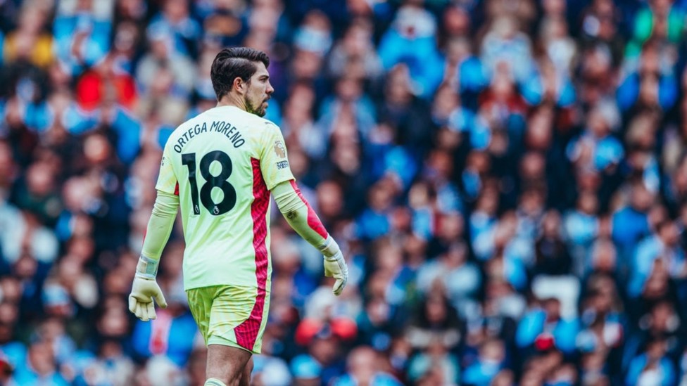 THE GUNNERS : Ortega deputised brilliantly for Ederson in the final part of the 2023/24 campaign, including this 0-0 draw with Arsenal