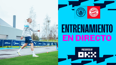 City v Bayern: entrenamiento en directo