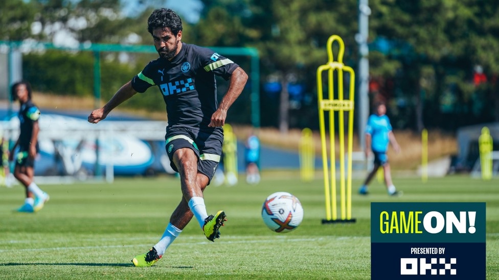 ILKAY'S READY : Gundogan will be looking for his first goal of the new campaign