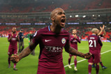 YES: Fabian Delph can't hide his delight